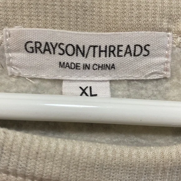 Grayson Threads Crew Neck Leopard Print Sweatshirt - Picture 2 of 3